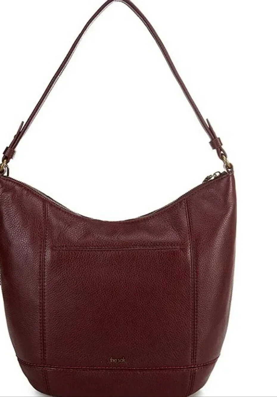 The Sak - Sequoia Leather Hobo Bag in Black Cherry 🍒
